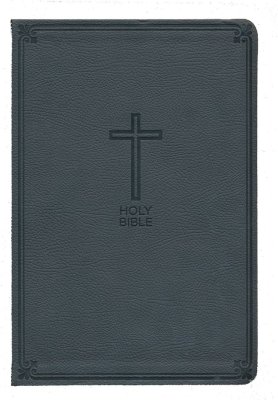 NKJV Value Thinline Bible L/P L/S Charcoal - Thomas Nelson